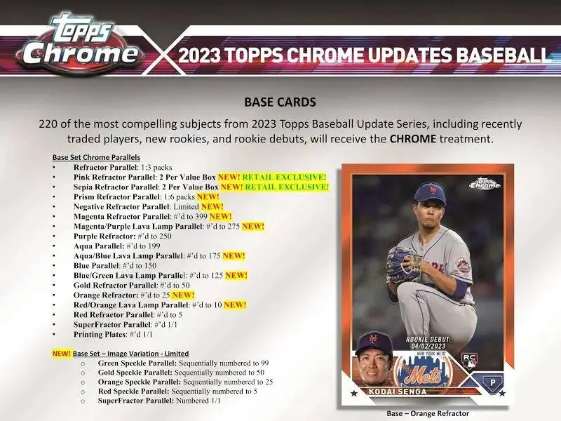 MLB Topps Chrome 2023 - Image 3