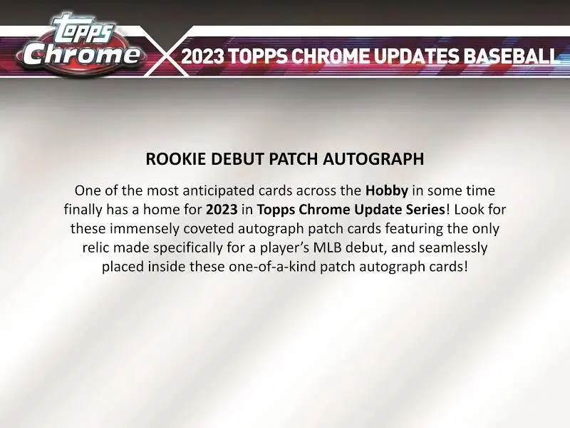 MLB Topps Chrome 2023 - Image 7