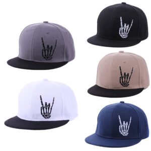 Skull Retro Flat-brim
